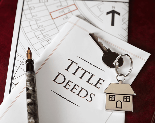 DIFFERENT TITLES IN PROPERTY TRANSACTIONS